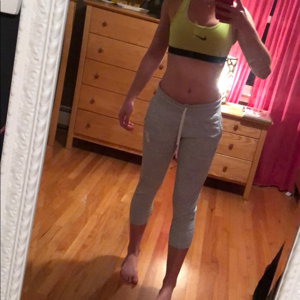 Gray Nike joggers